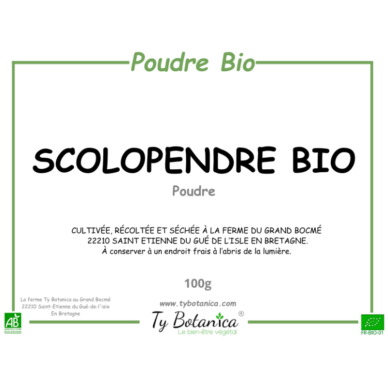 Scolopendre Bio